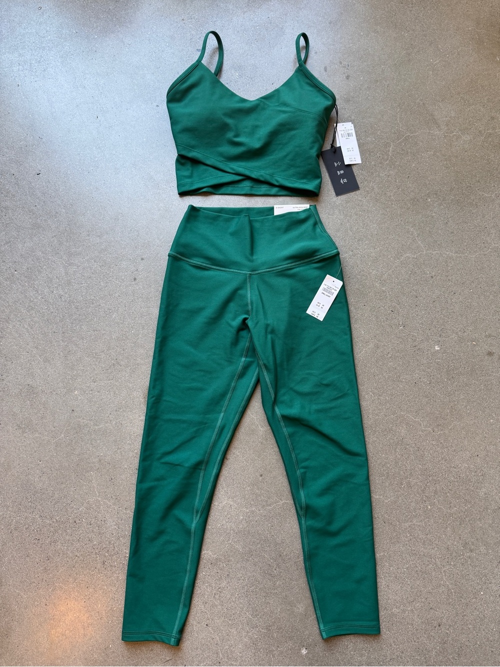 Abercrombie YPB Active Leggings and Sports Bra